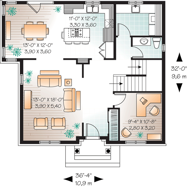 European Traditional Level One of Plan 76220