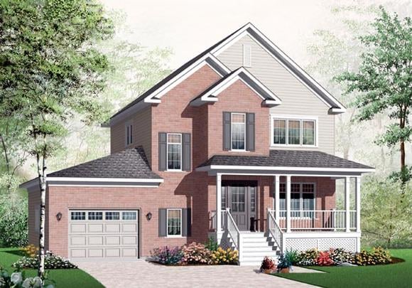 House Plan 76224 Elevation