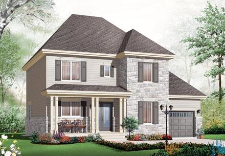 House Plan 76225 Elevation