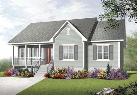 Cottage Traditional Elevation of Plan 76229