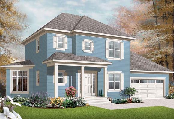 House Plan 76234 Elevation