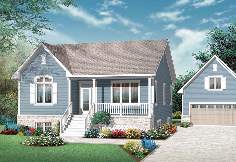 Traditional Style House Plan 76248 With 5 Bed 2 Bath