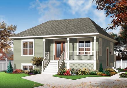 House Plan 76254 Elevation