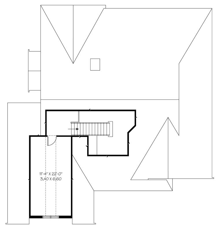 Country Craftsman Level Two of Plan 76295