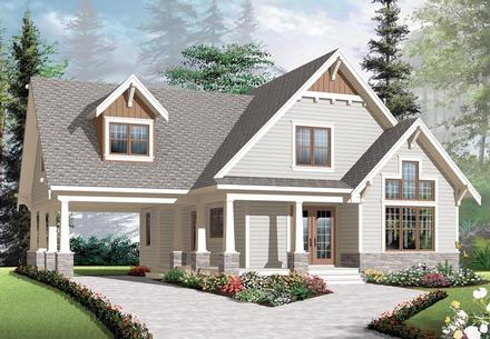 House Plan 76308 Elevation