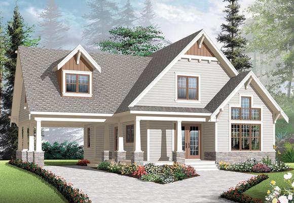 House Plan 76308 Elevation