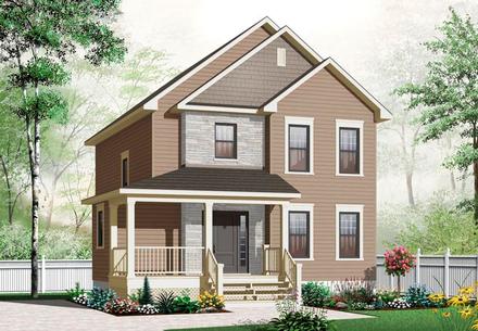 House Plan 76312 Elevation