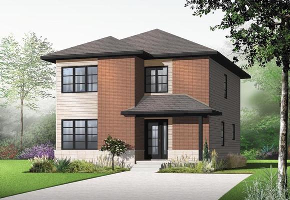 House Plan 76316 Elevation