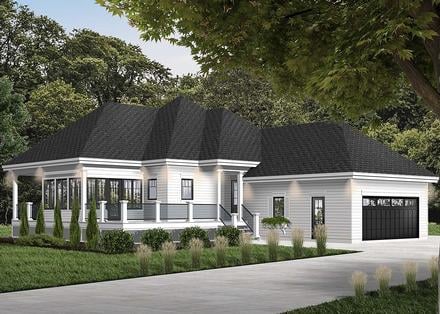 House Plan 76335 Elevation