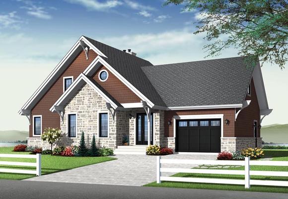 House Plan 76342 Elevation