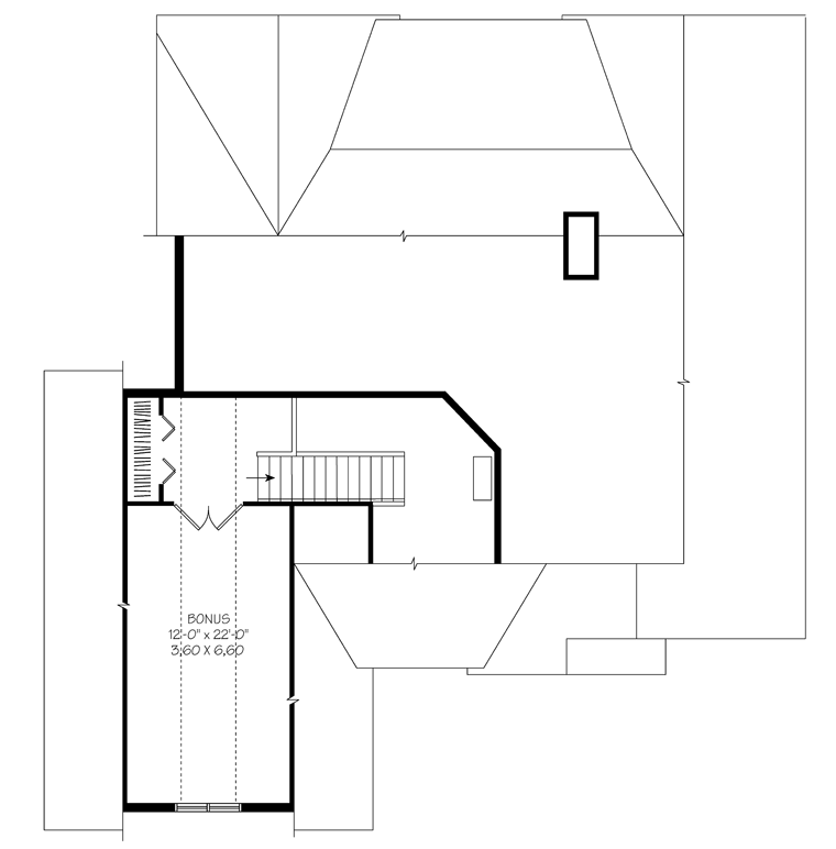 Country Craftsman Level Two of Plan 76350