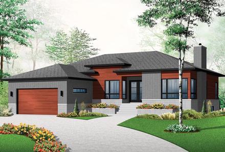 House Plan 76355 Elevation