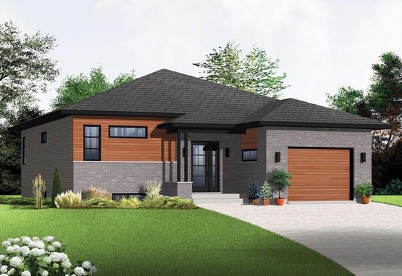 House Plan 76356 Elevation