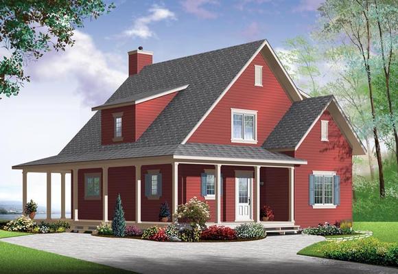 House Plan 76364 Elevation