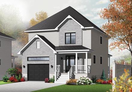 House Plan 76371 Elevation