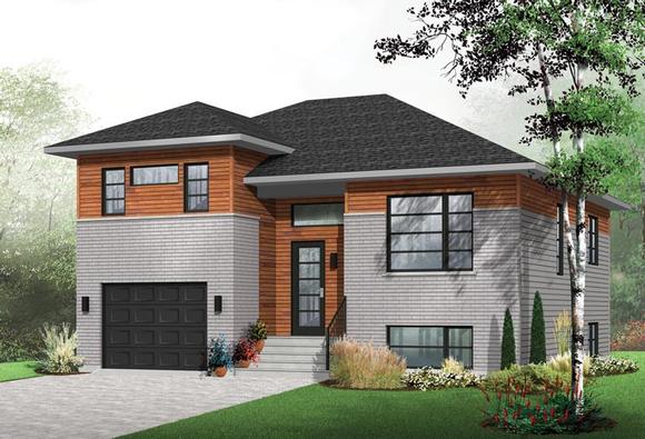 House Plan 76391 Elevation