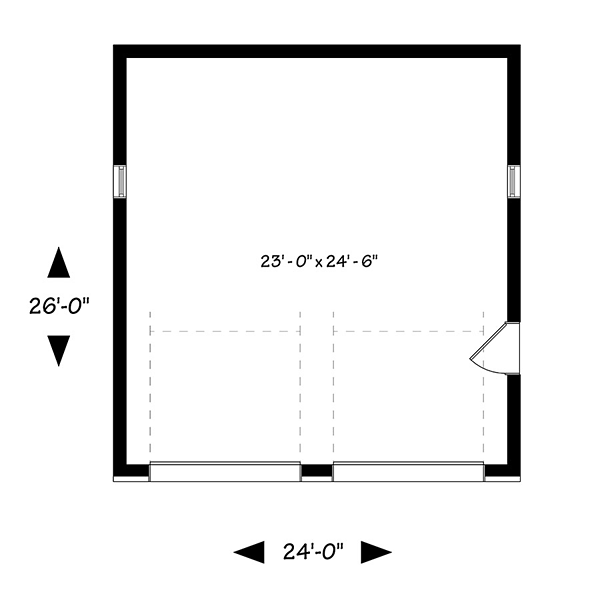 Contemporary Modern Level One of Plan 76399