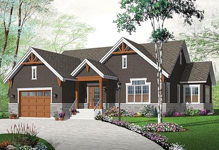 House Plan 76433 Elevation