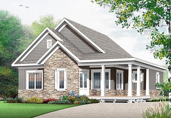 House Plan 76448 Elevation