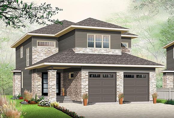 House Plan 76454 Elevation