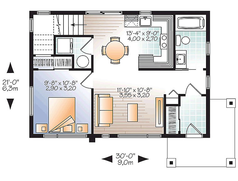 2 bedroom house plans | Family Home Plans