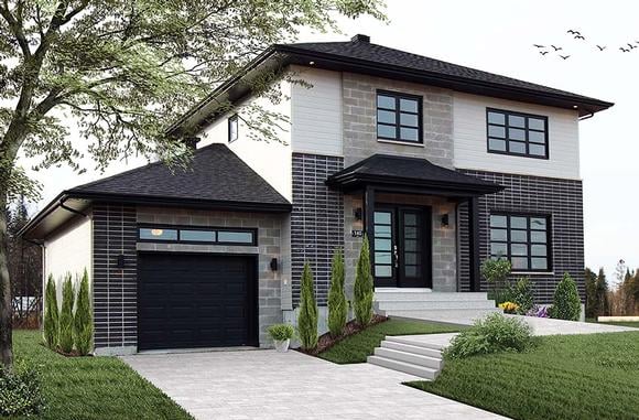 House Plan 76494 Elevation