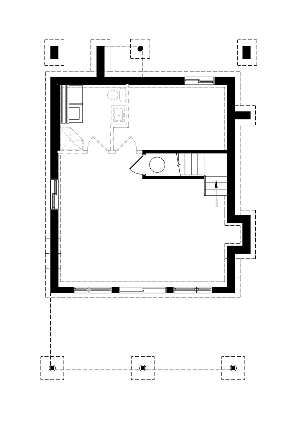 House Plan 76511 Lower Level