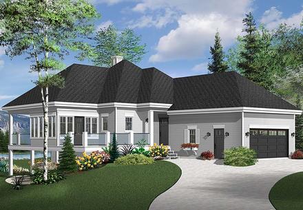 House Plan 76541 Elevation