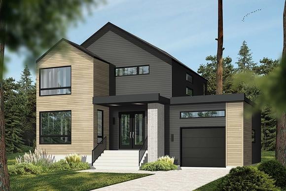 House Plan 76564 Elevation