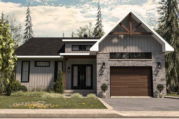 House Plan 76581 Elevation