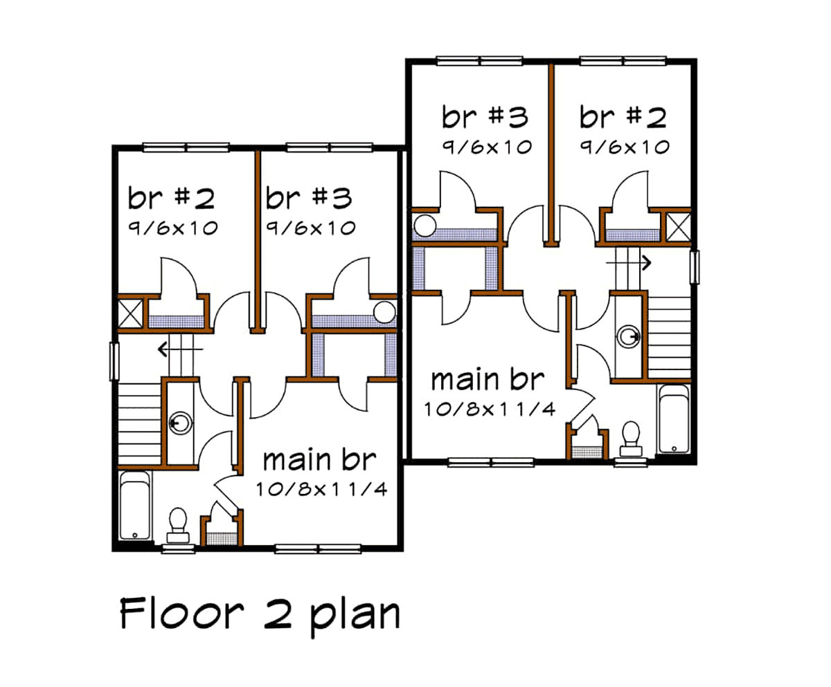 Bungalow Level Two of Plan 76609