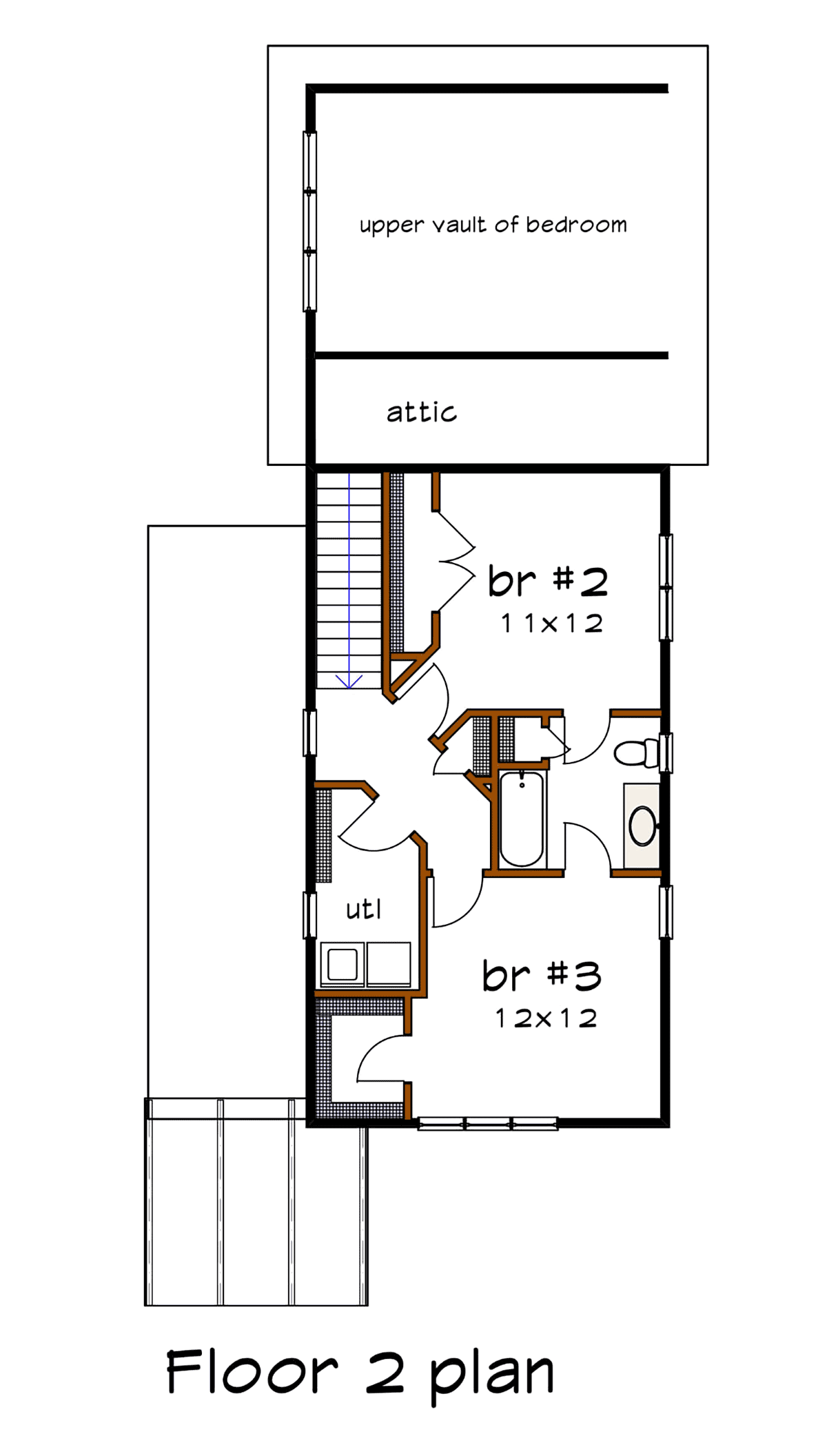 Contemporary Level Two of Plan 76618