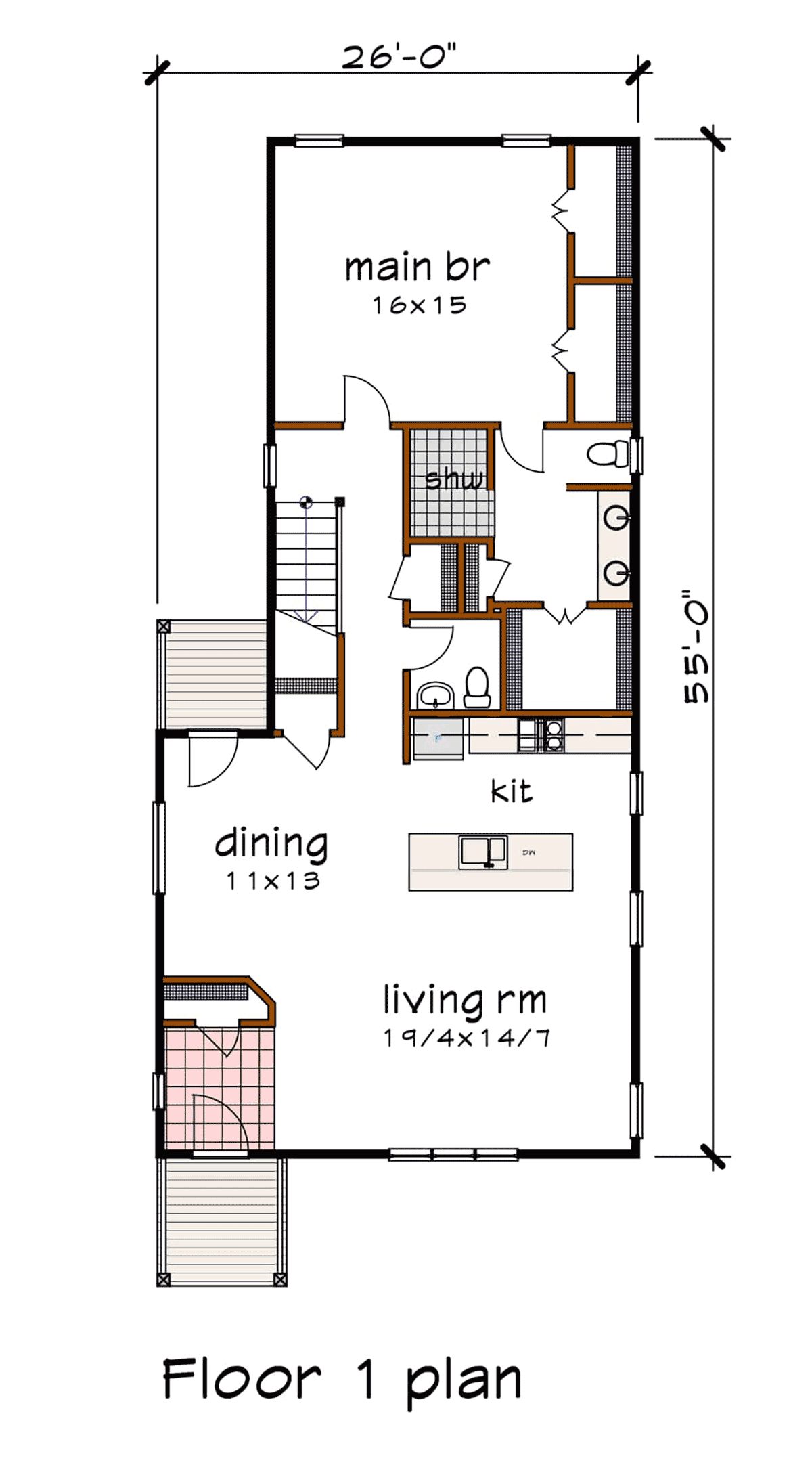 Contemporary Level One of Plan 76621