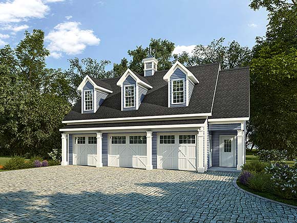 Garage-Living Plan 76707