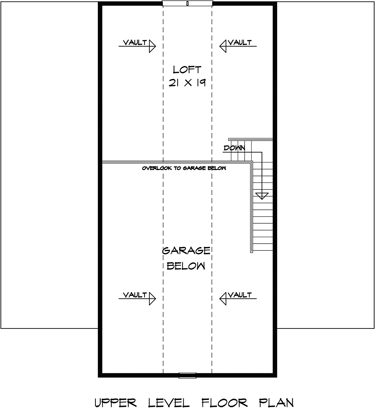 Craftsman Traditional Level Two of Plan 76709