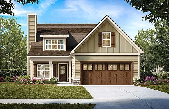 House Plan 76721 Elevation