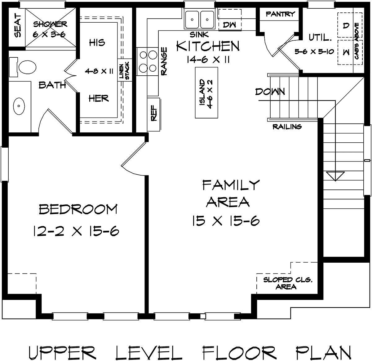 Craftsman Traditional Level Two of Plan 76733