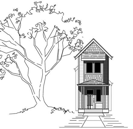 Craftsman Elevation of Plan 76800