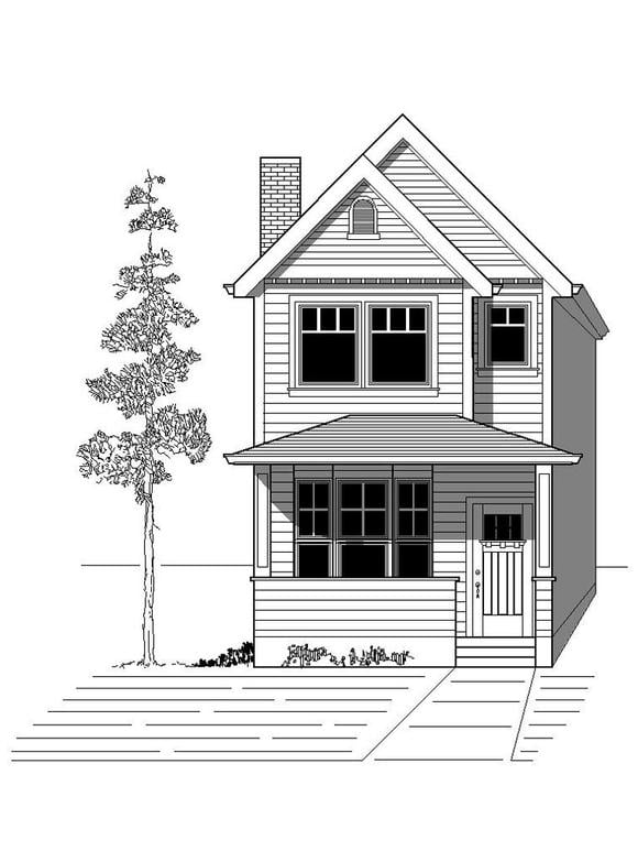 House Plan 76801 Elevation