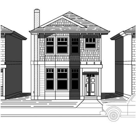 House Plan 76803 Elevation