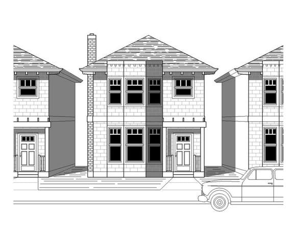 House Plan 76805 Elevation