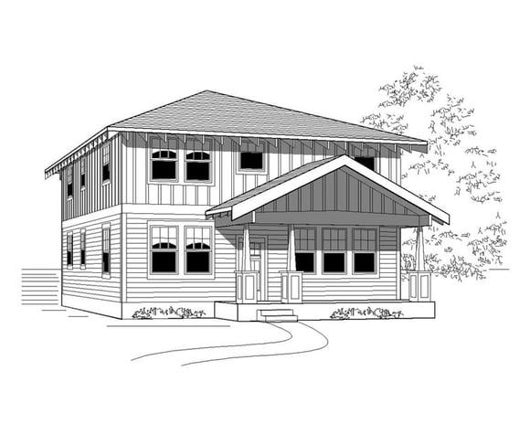 House Plan 76821 Elevation