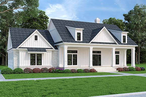 House Plan 76944 Elevation