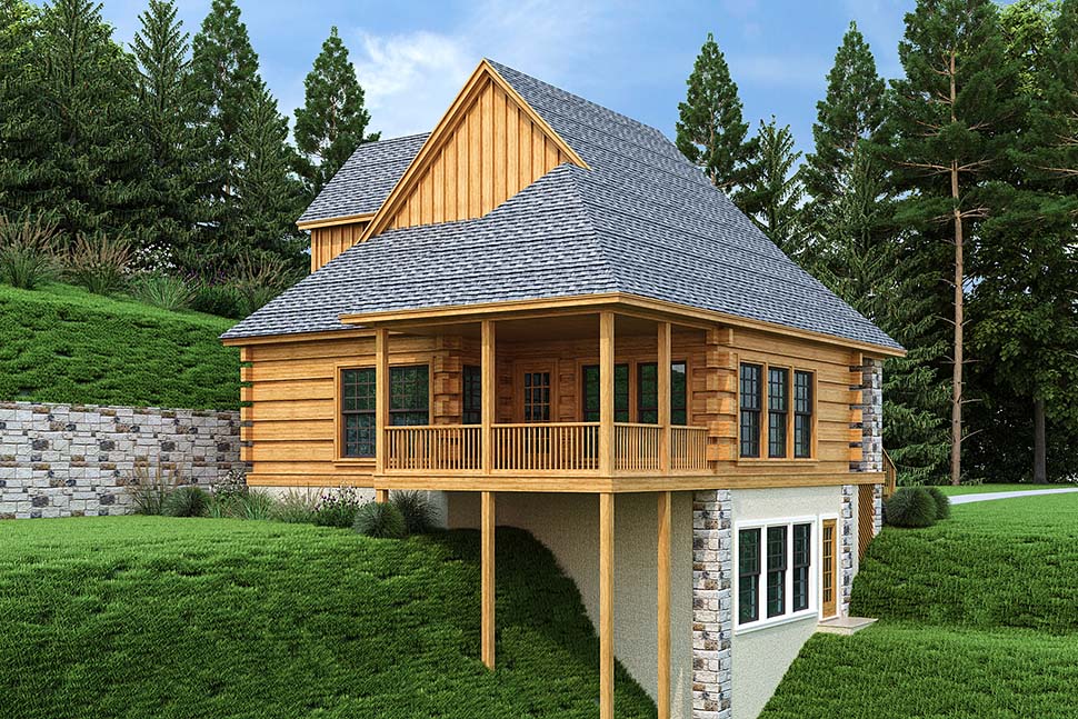 Cottage, Log Plan with 1550 Sq. Ft., 3 Bedrooms, 3 Bathrooms Picture 5