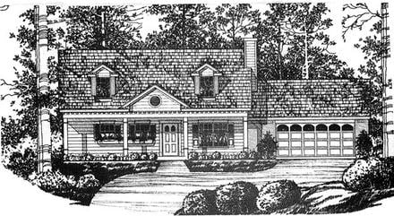 House Plan 77008 Elevation