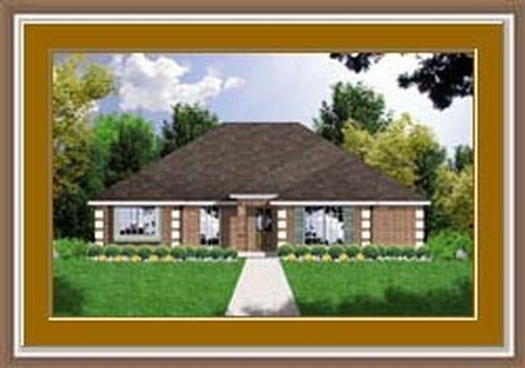 House Plan 77022 Elevation