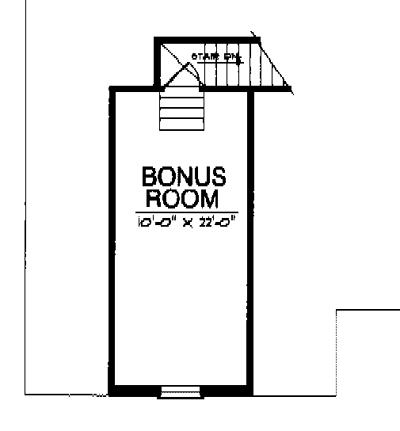 House Plan 77029 Second Level Plan