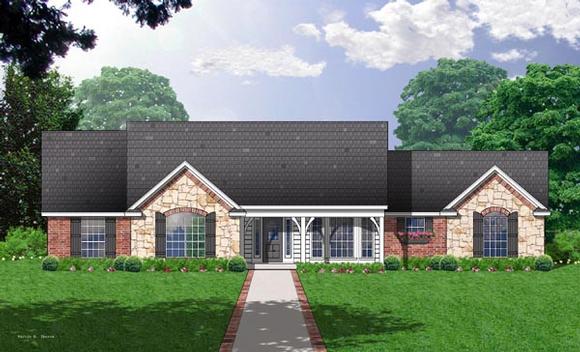 House Plan 77032 Elevation