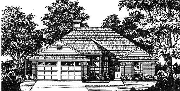 House Plan 77035 Elevation