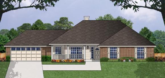 House Plan 77036 Elevation